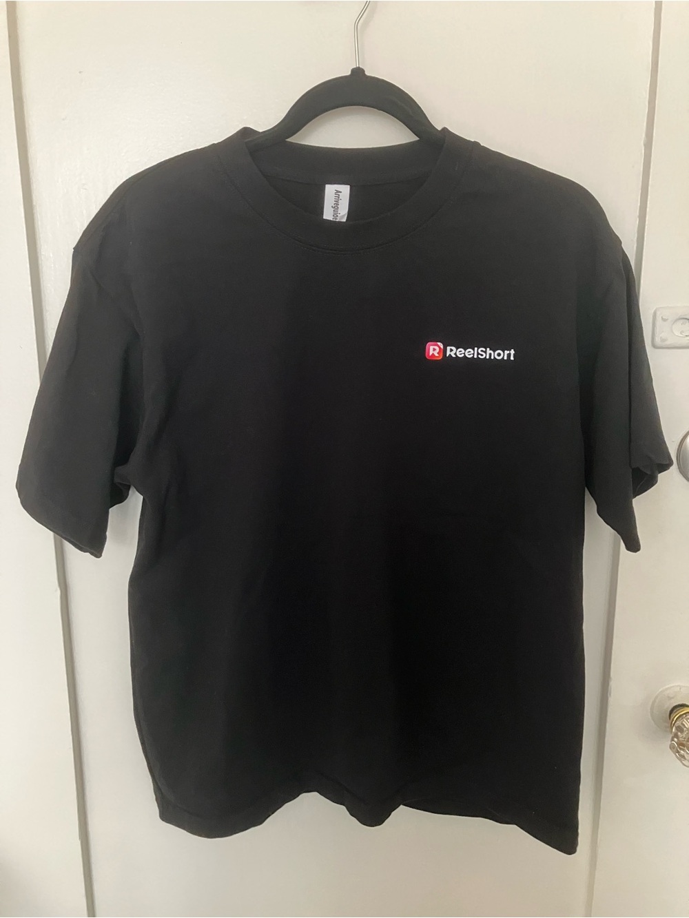 ReelShort Black T-Shirt, size M